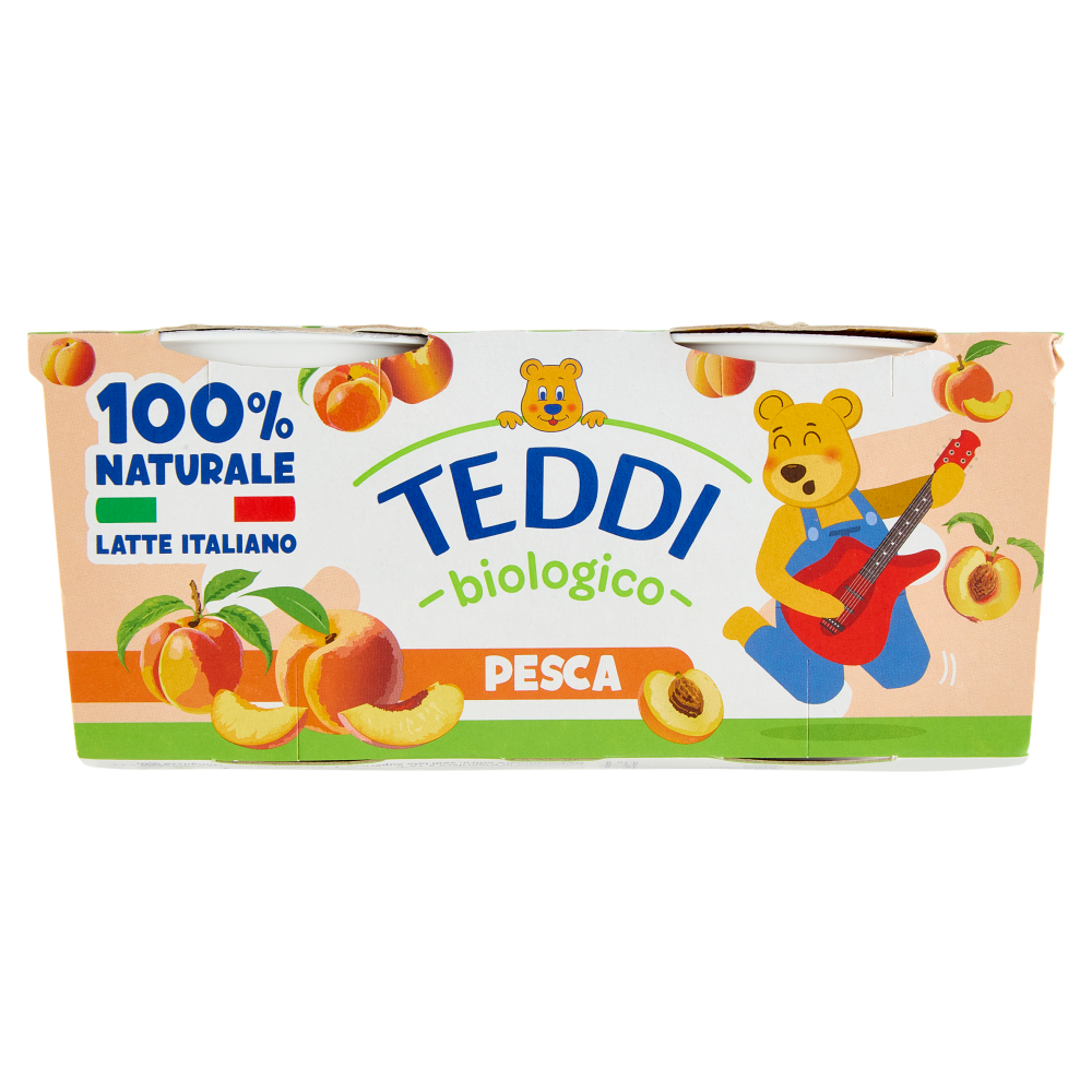 Teddi biologico Pesca 2 x 115 g