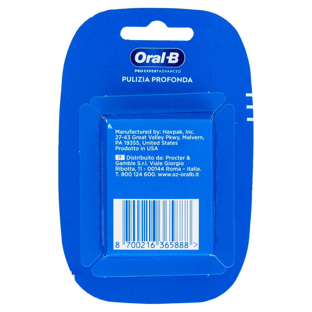 Oral-B Pro-Expert Advanced Filo Interdentale - Nastro Cerato Pulizia Profonda Menta Fresca 50m