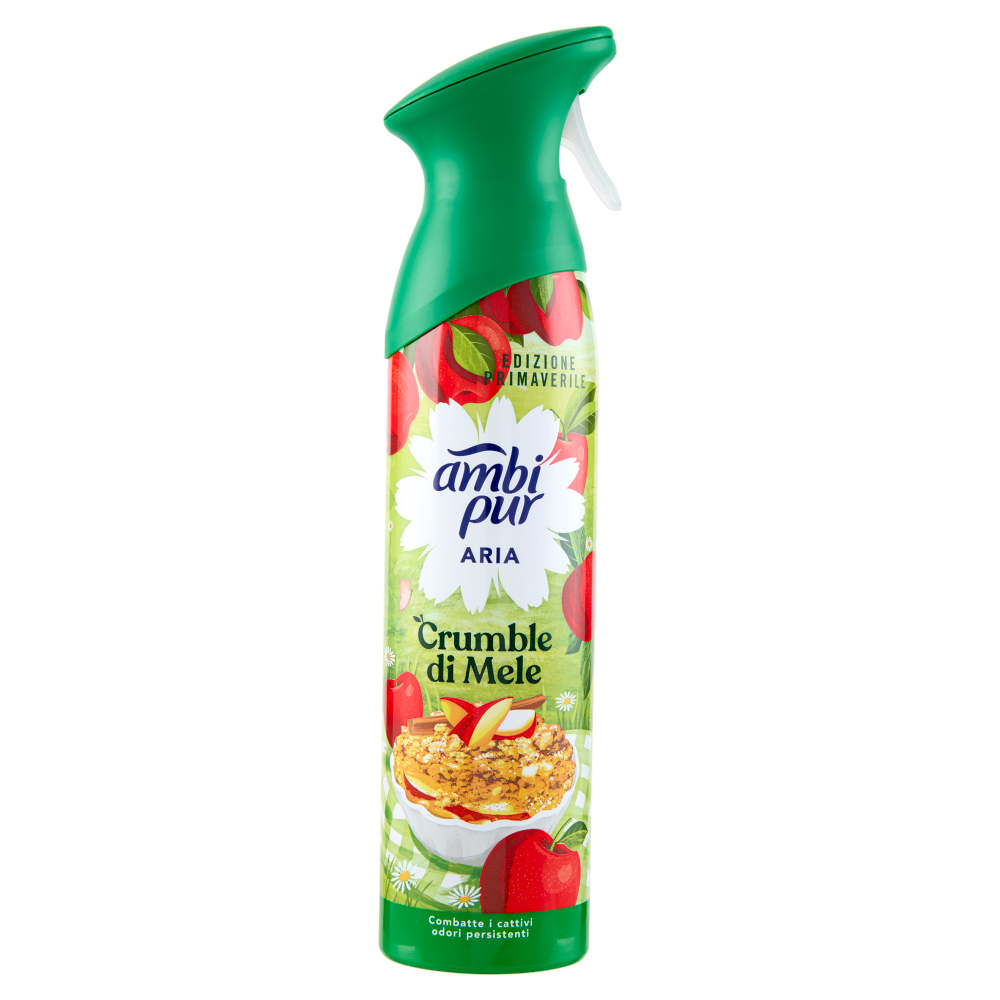 Ambi Pur Profumatore per Ambienti Deodorante Spray, Crumble di Mele 185 ml