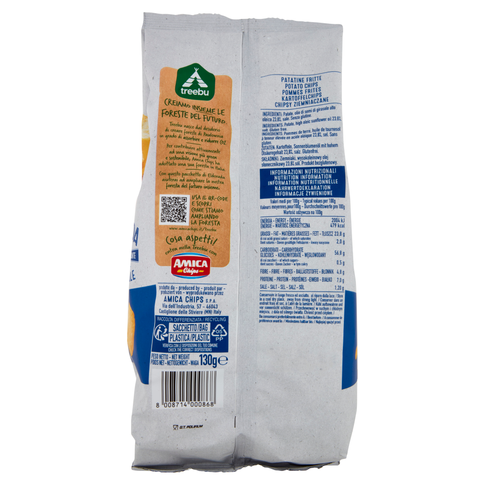 Amica Chips Eldorada Ricetta Tradizionale 130 g