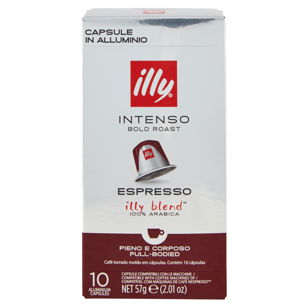 illy Intenso Espresso 10 Capsule Compatibili con le Macchine Nespresso* 57  g | Carrefour