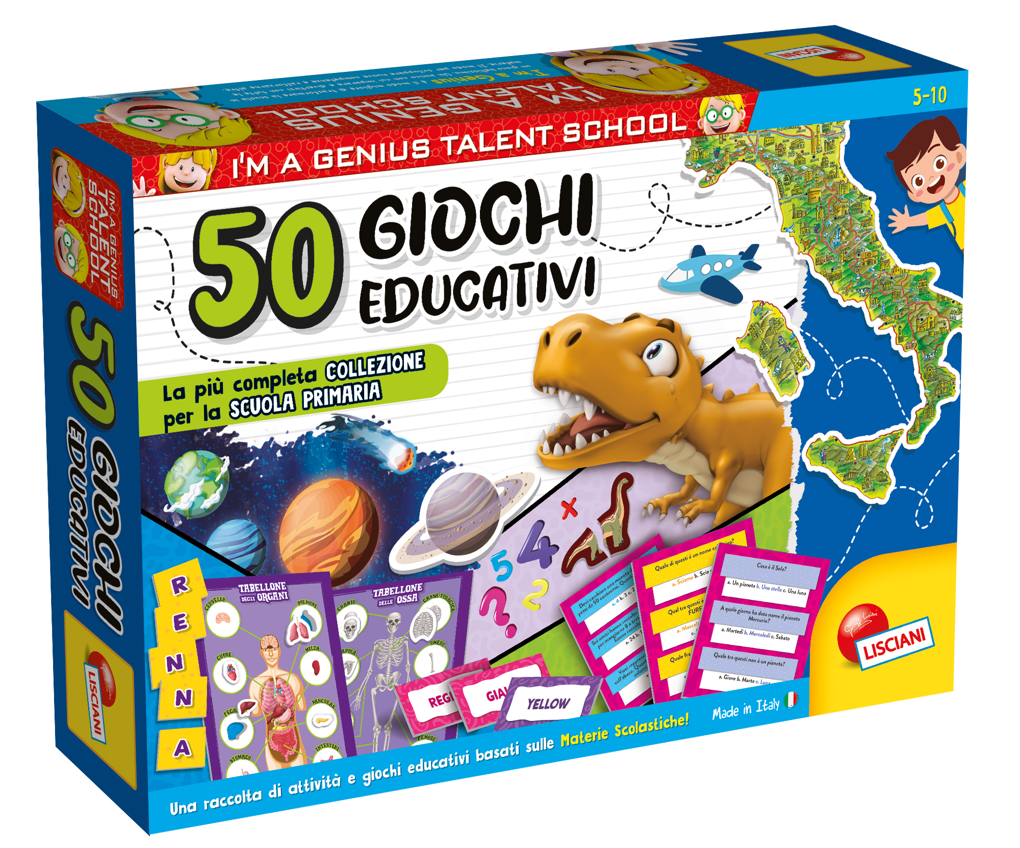Lisciani I’m A Genius Raccolta 50 Giochi Educativi Kids
