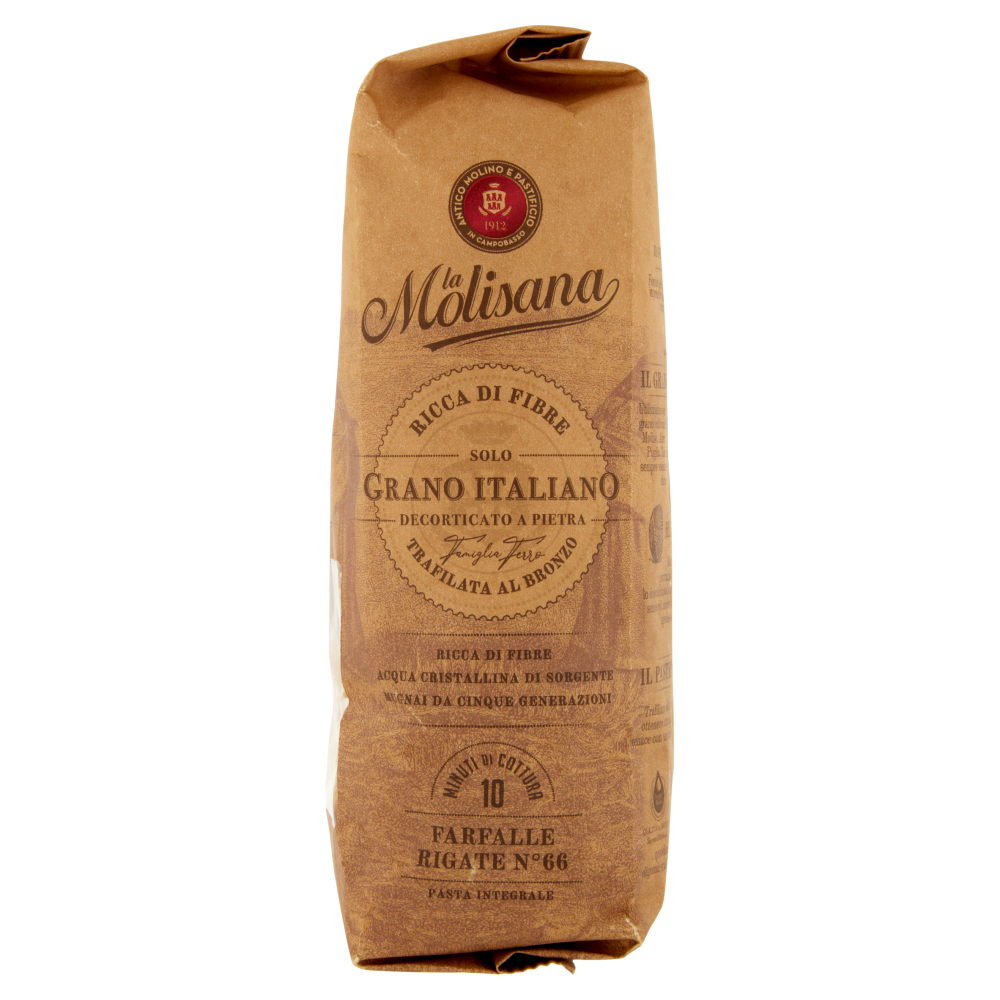 La Molisana integrale 66 Farfalle Rigate 500 g