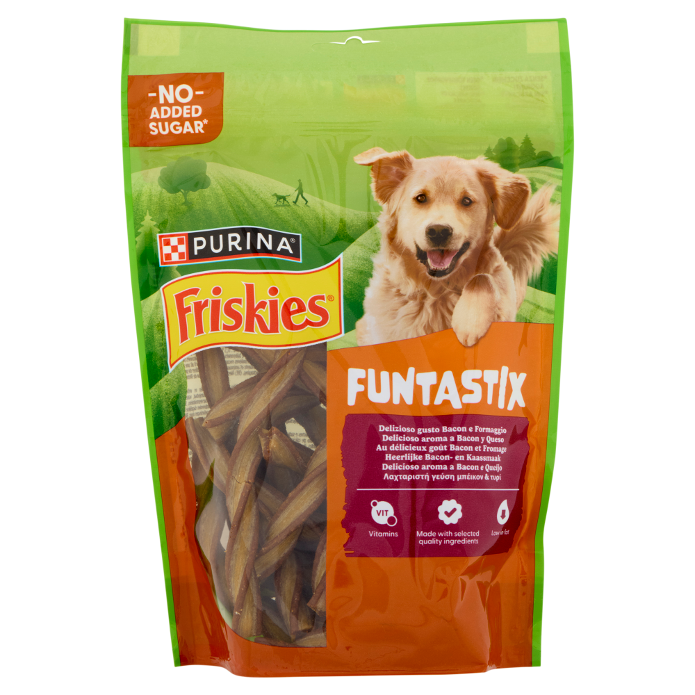 PURINA FRISKIES Funtastix Bacon e Formaggio 175g