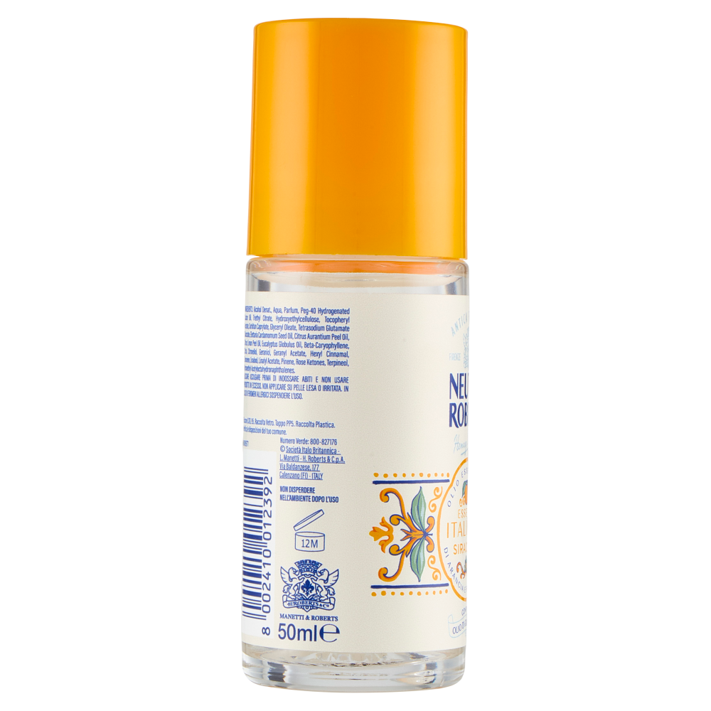 Neutro Roberts Essenze Italiane Siracusa Olio Essenziale di Arancia e Fiori di Sale 50 ml