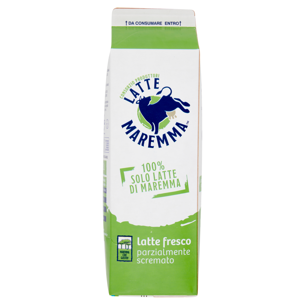 Latte Maremma 100% Solo Latte di Maremma Latte Fresco parzialmente scremato 1 L