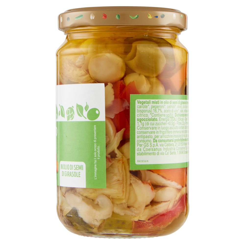 Carrefour Classic Antipasto in Olio di Semi di Girasole 280 g