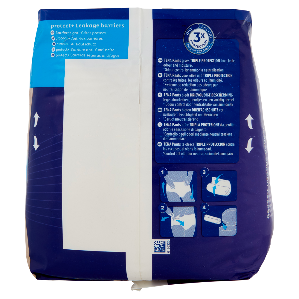 Tena Pants protect+ Plus Night M 12 pz