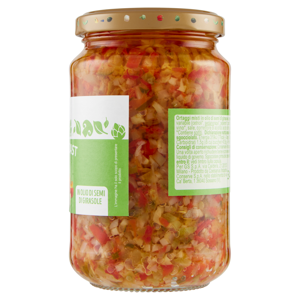 Carrefour Classic Misto per Toast in Olio di Semi di Girasole 340 g
