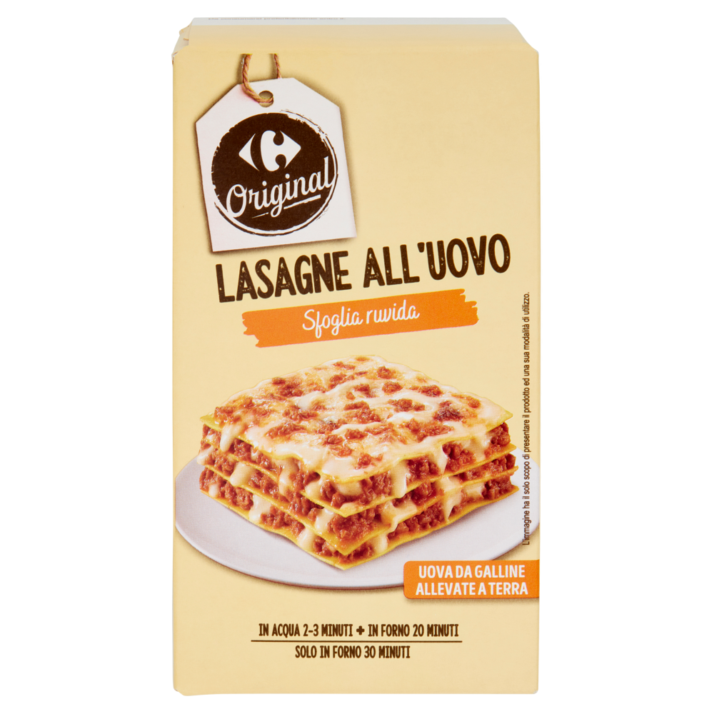 Carrefour Original Lasagne all'Uovo 500 g