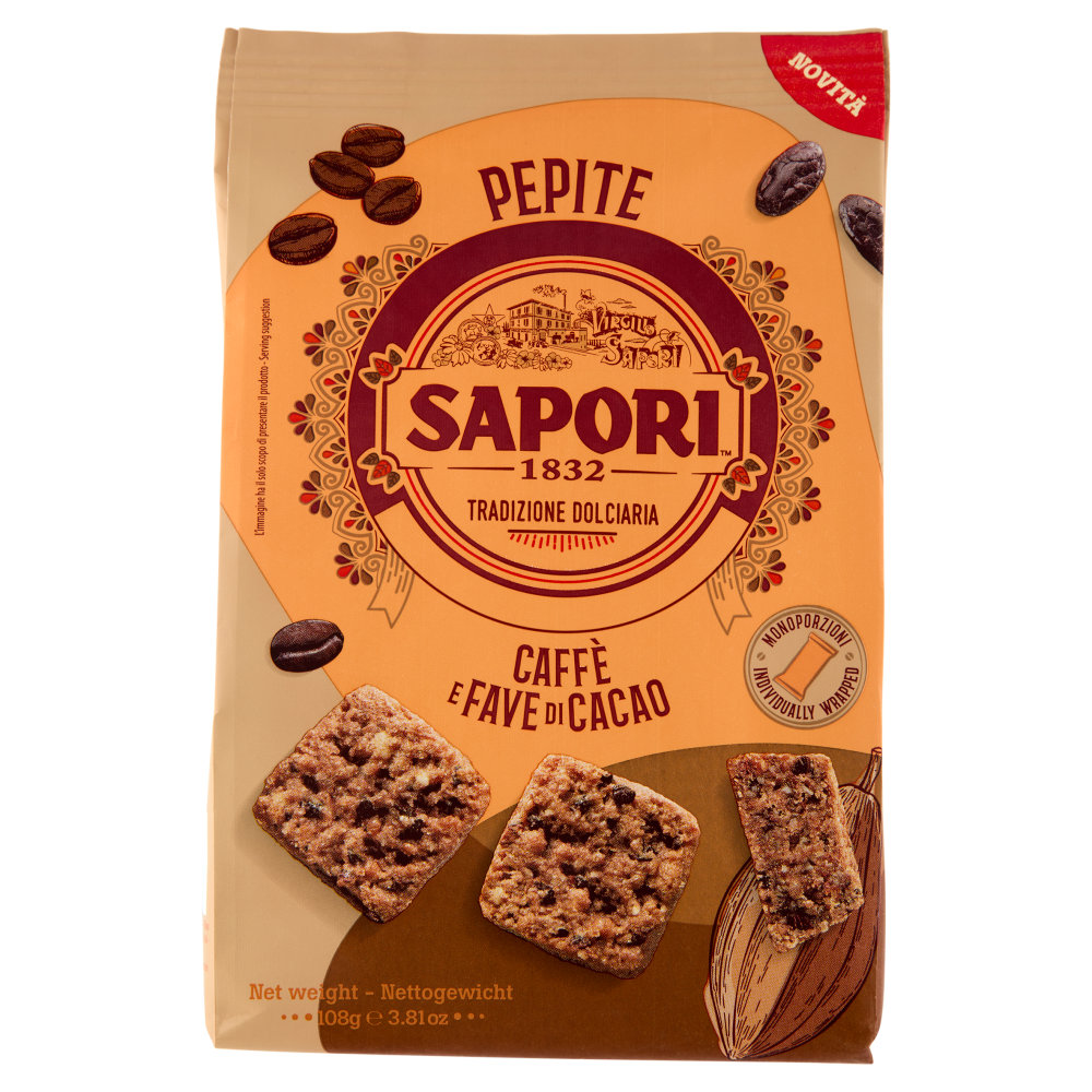 Sapori Pepite Caffè e Fave di Cacao 108 g