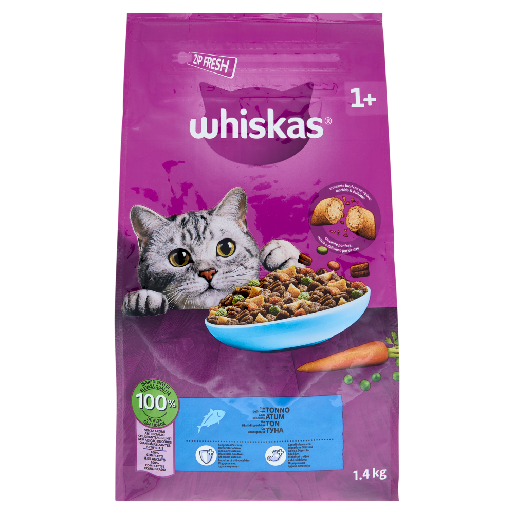 Whiskas Crocchette con delizioso Tonno 1,4Kg