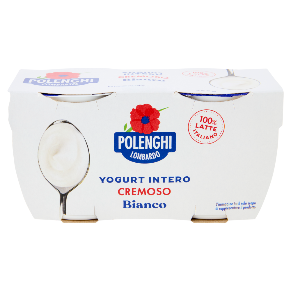 Polenghi Lombardo Yogurt Intero Cremoso Bianco 2 x 125 g