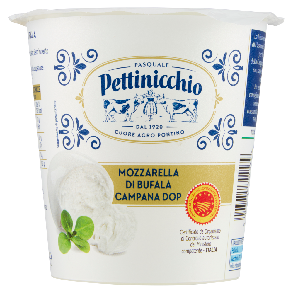 Pettinicchio Mozzarella di Bufala Campana DOP 180 g