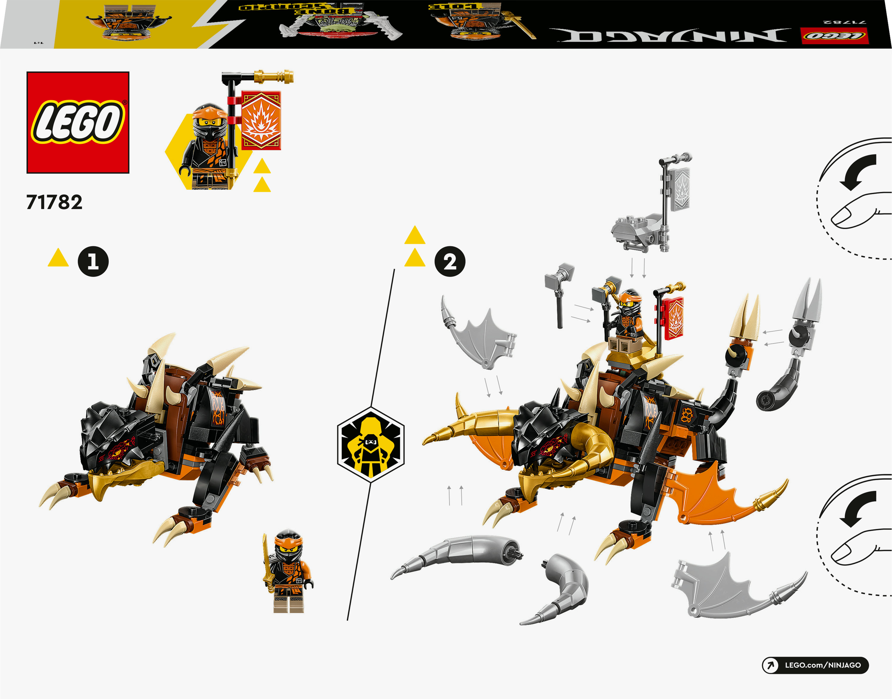 LEGO NINJAGO Drago di Terra di Cole - EVOLUTION