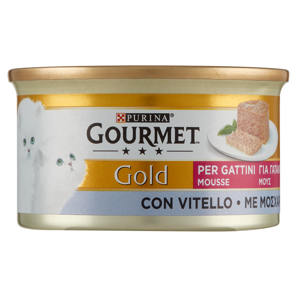 PURINA GOURMET Gold per Gattini Mousse con Vitello 85 g