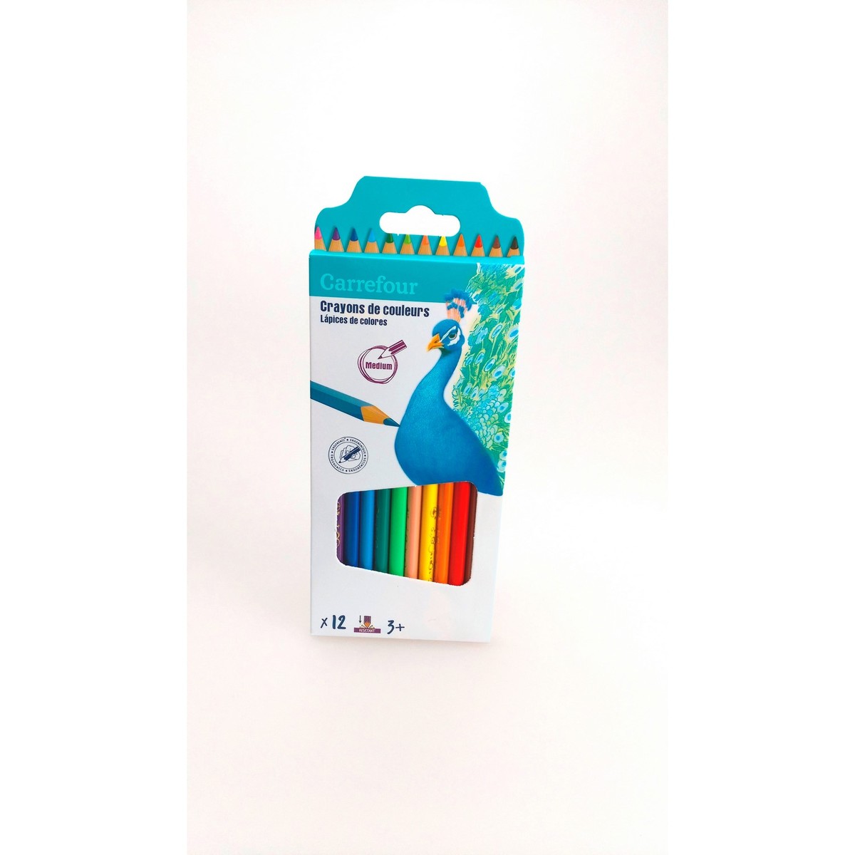 Carrefour CT010944 pastello colorato Multicolore 12 pz