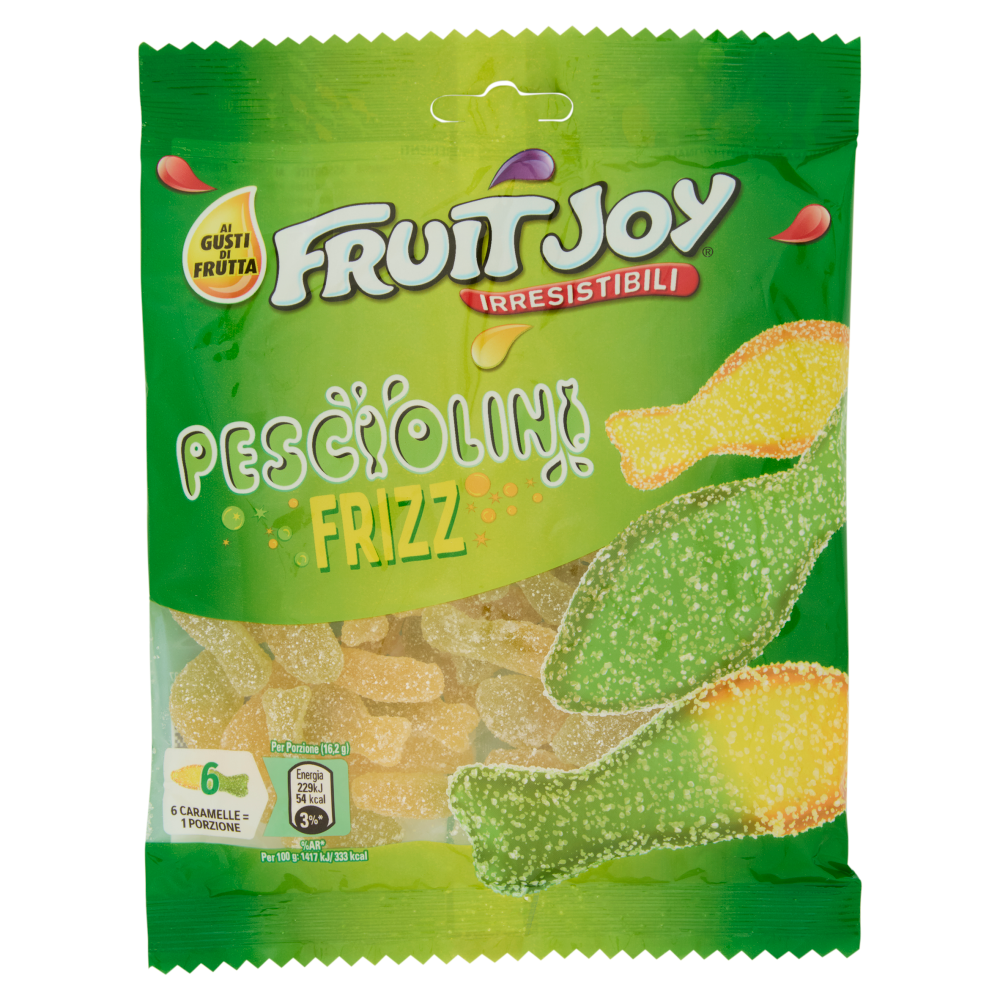 FRUIT JOY Caramelle Gommose Pesciolini Frizz 170g
