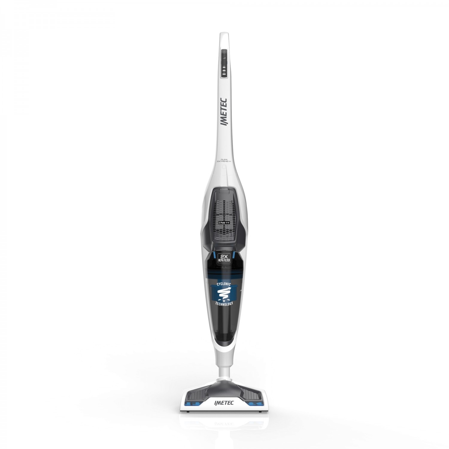 Imetec Piuma Extreme++ SC3-400 Aspirapolvere elettrica AC Secco HEPA Senza sacchetto 0,6 L 450 W Grigio, Bianco