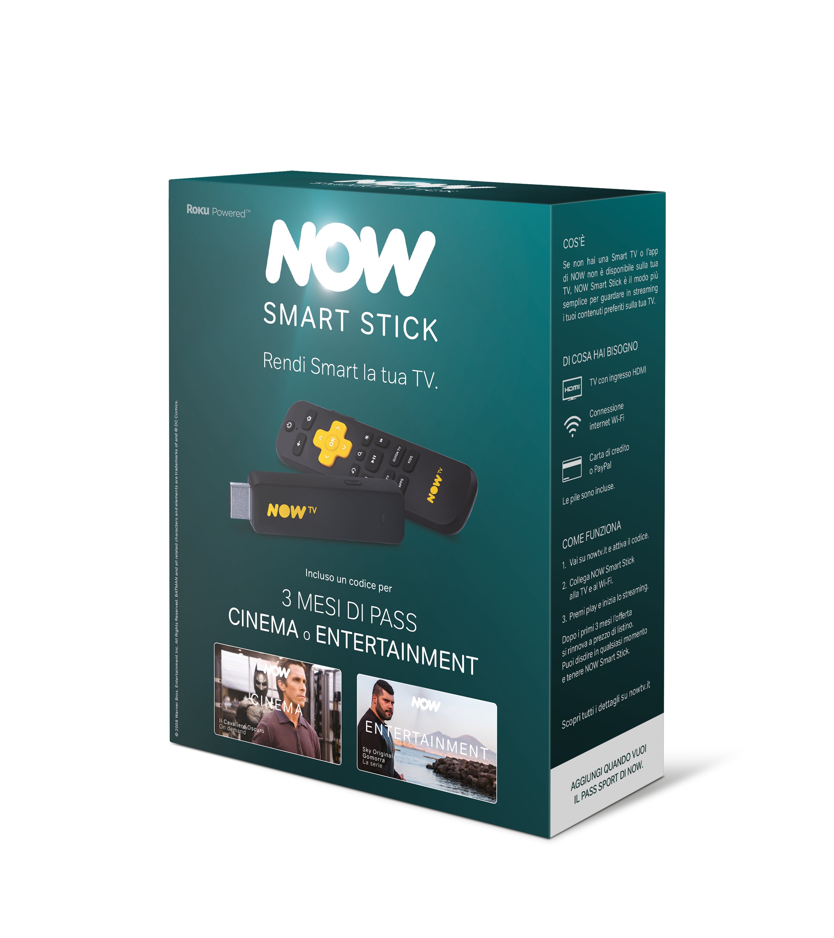 Now TV Smart Stick con inclusi i primi 3 mesi