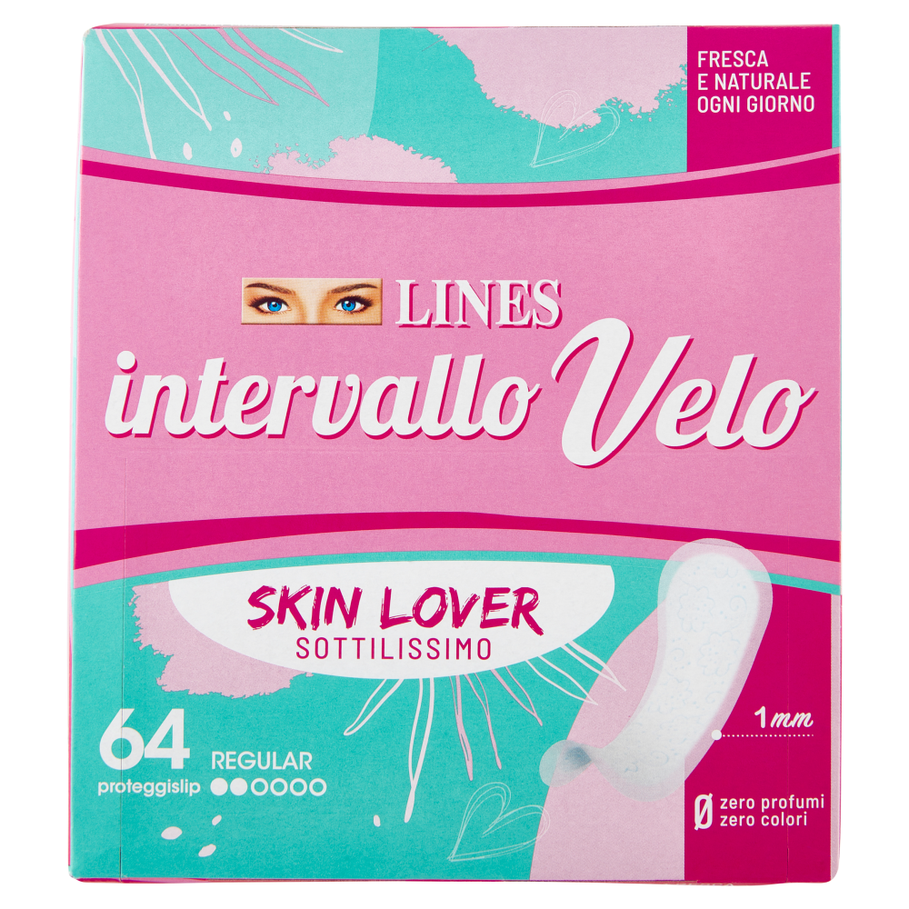 Lines intervallo Velo Skin Lover Regular 64 pz