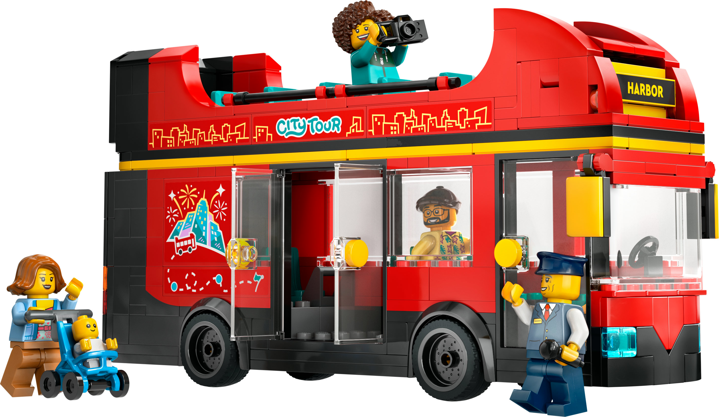 LEGO City Autobus turistico rosso a due piani