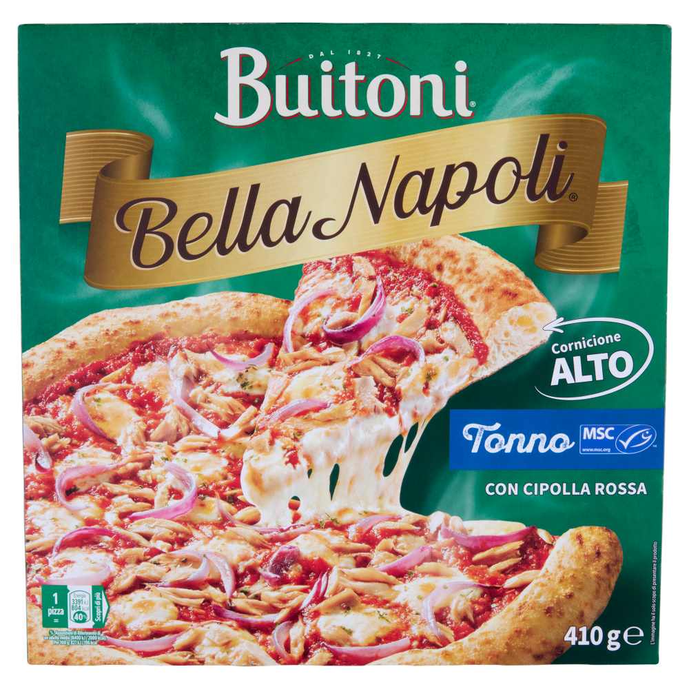 Buitoni Bella Napoli Tonno Pizza surgelata 410g