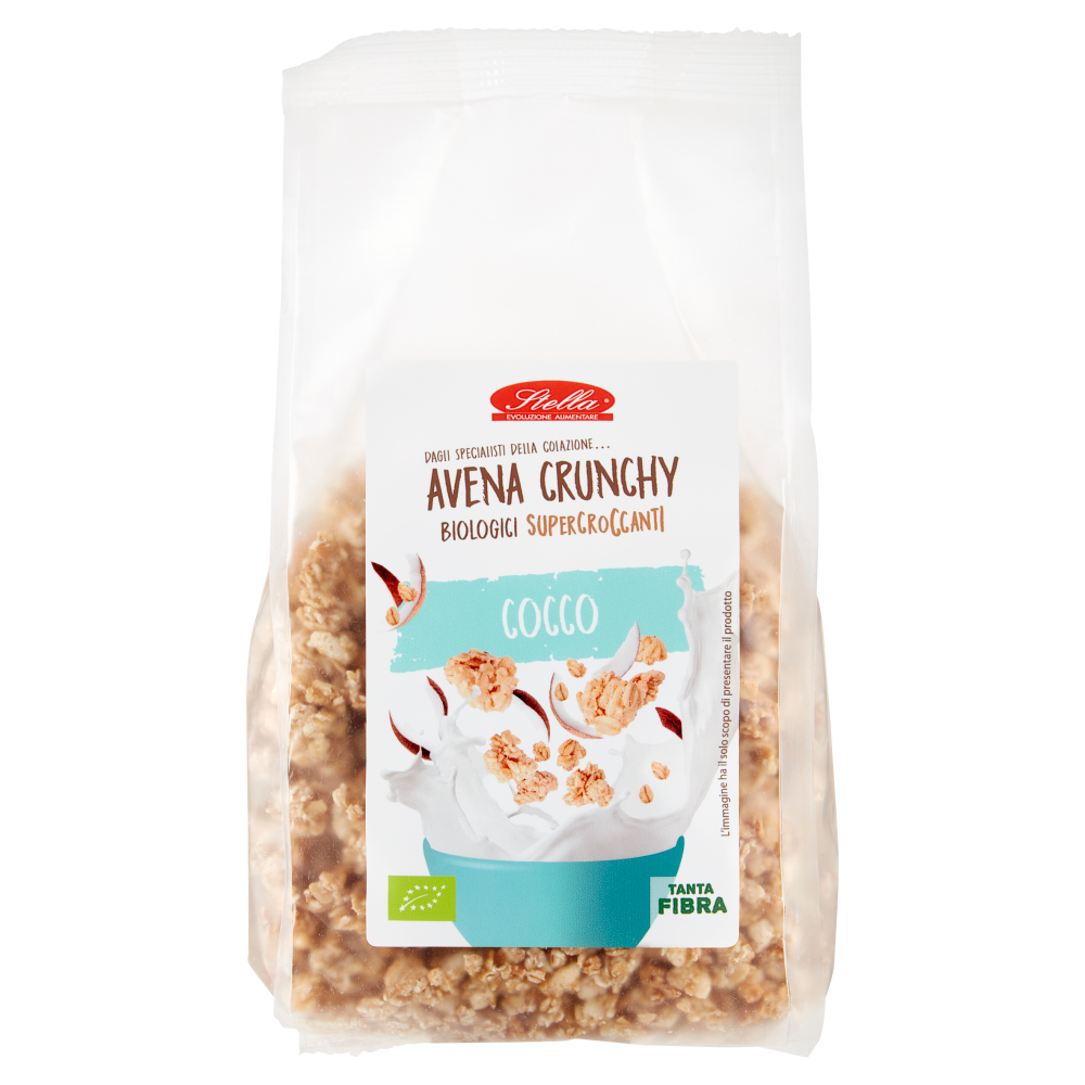 Stella Avena Crunchy Biologici Supercroccanti Cocco 375 g