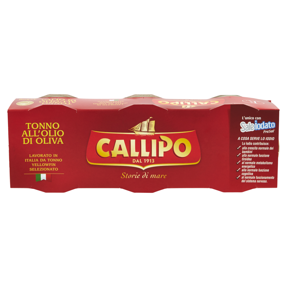 Callipo Tonno all'Olio di Oliva 3 x 80 g