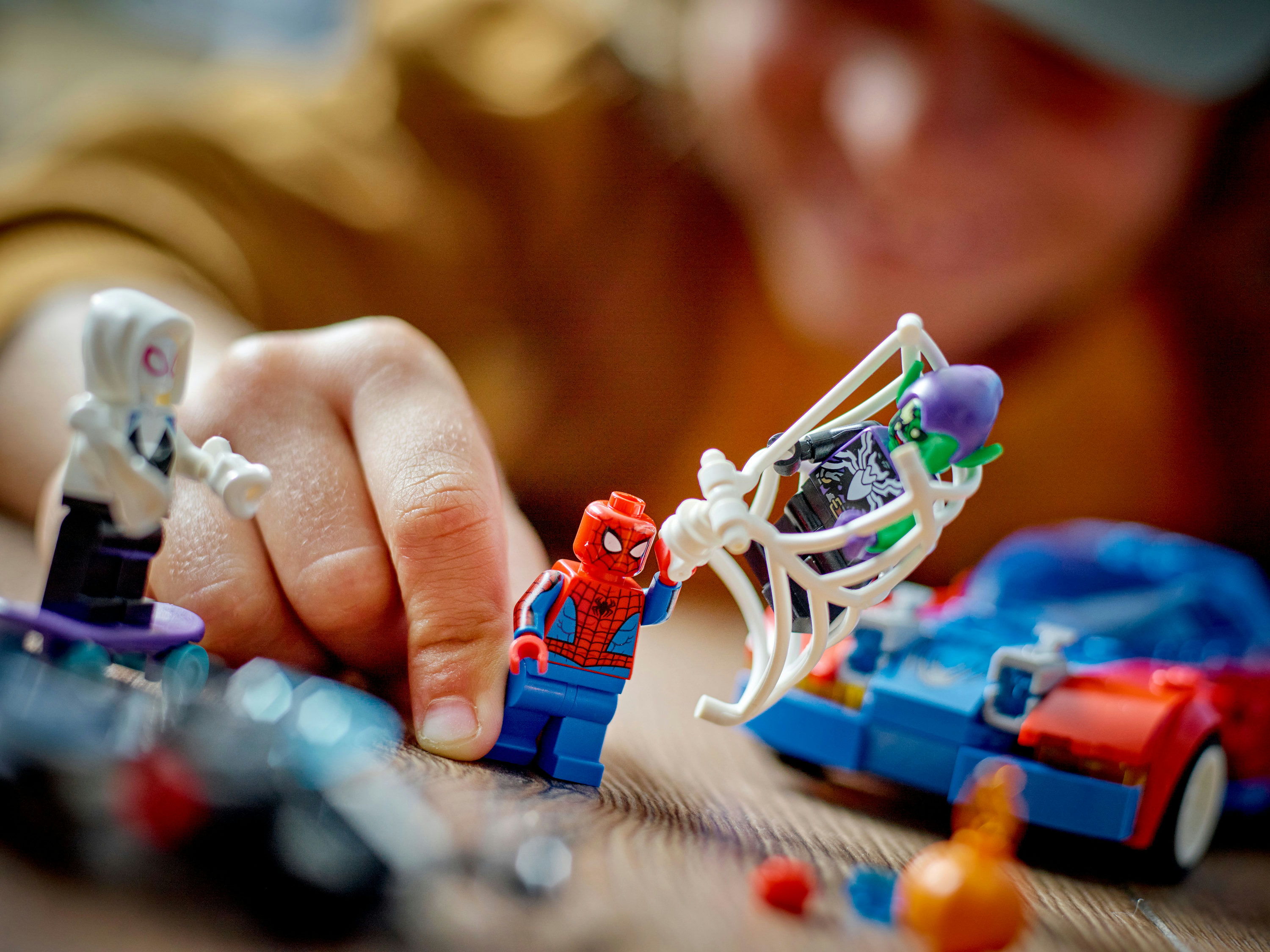 LEGO Auto da corsa di Spider-Man e Venom Goblin