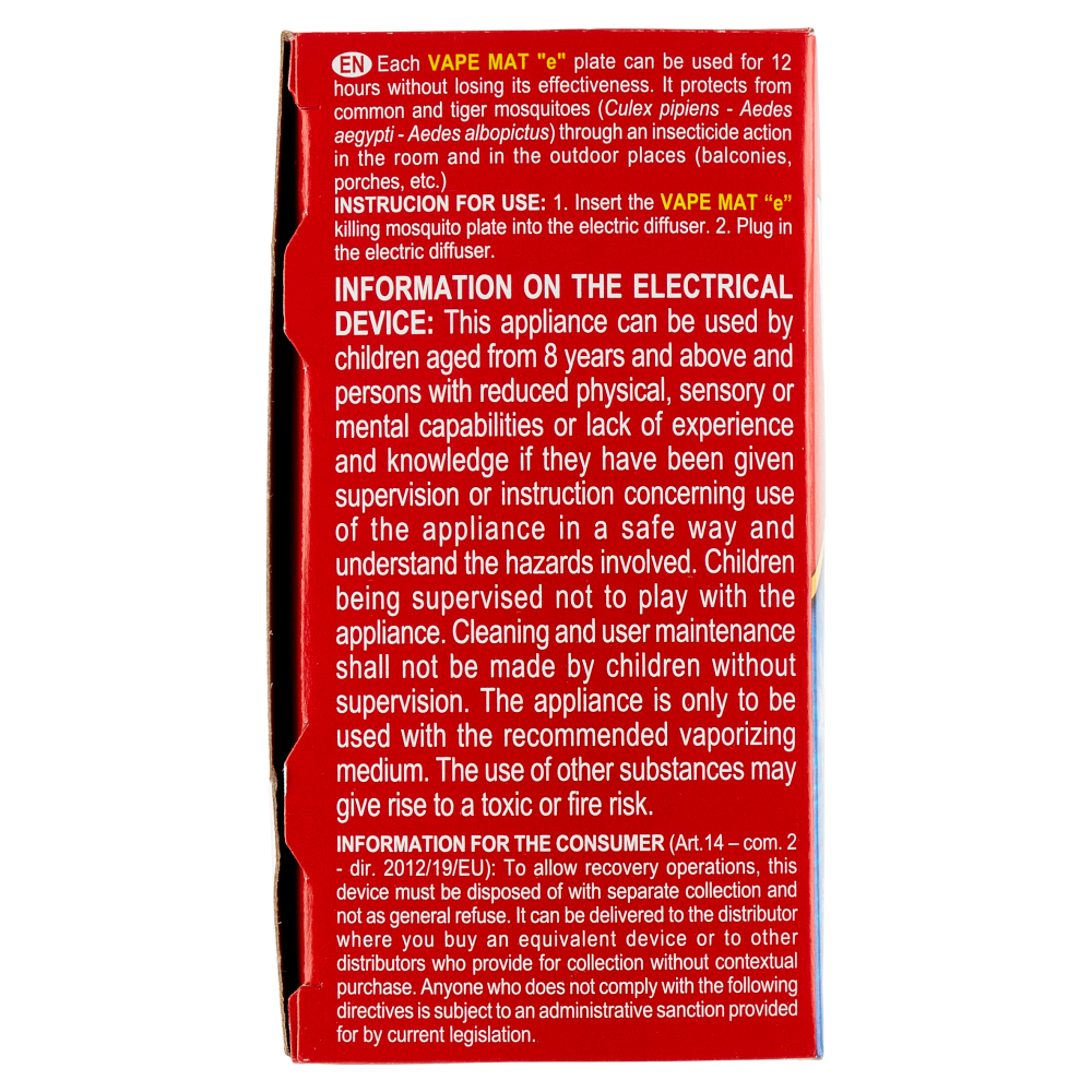 VAPE Elettroemanatore Piastrine Classic + 10 Ricariche