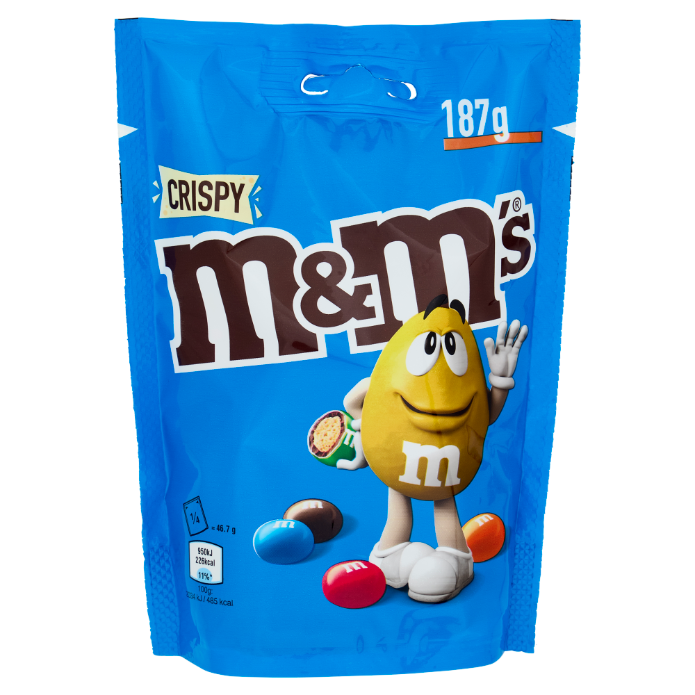 M&M's Crispy Confetti al Cioccolato con Riso Soffiato 187 g
