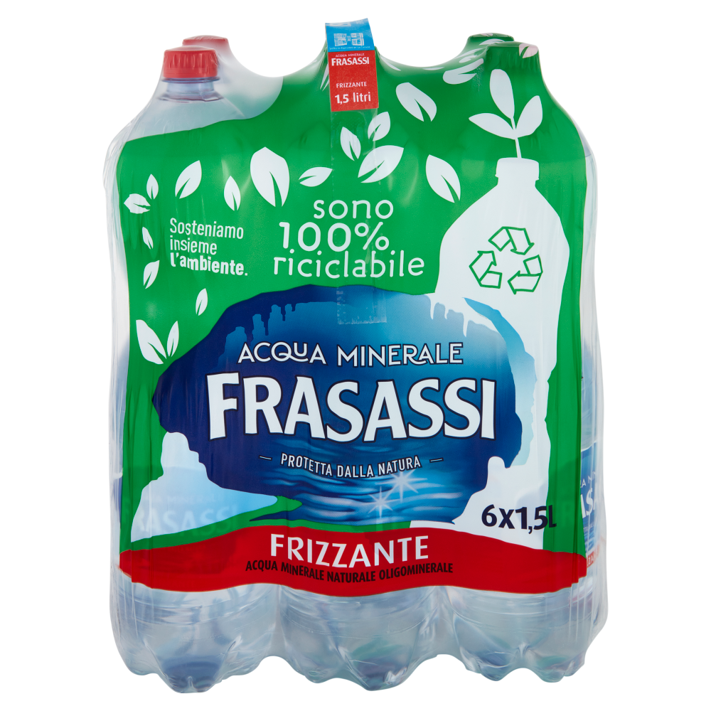 Frasassi Acqua Minerale Frizzante 6 x 1,5 L
