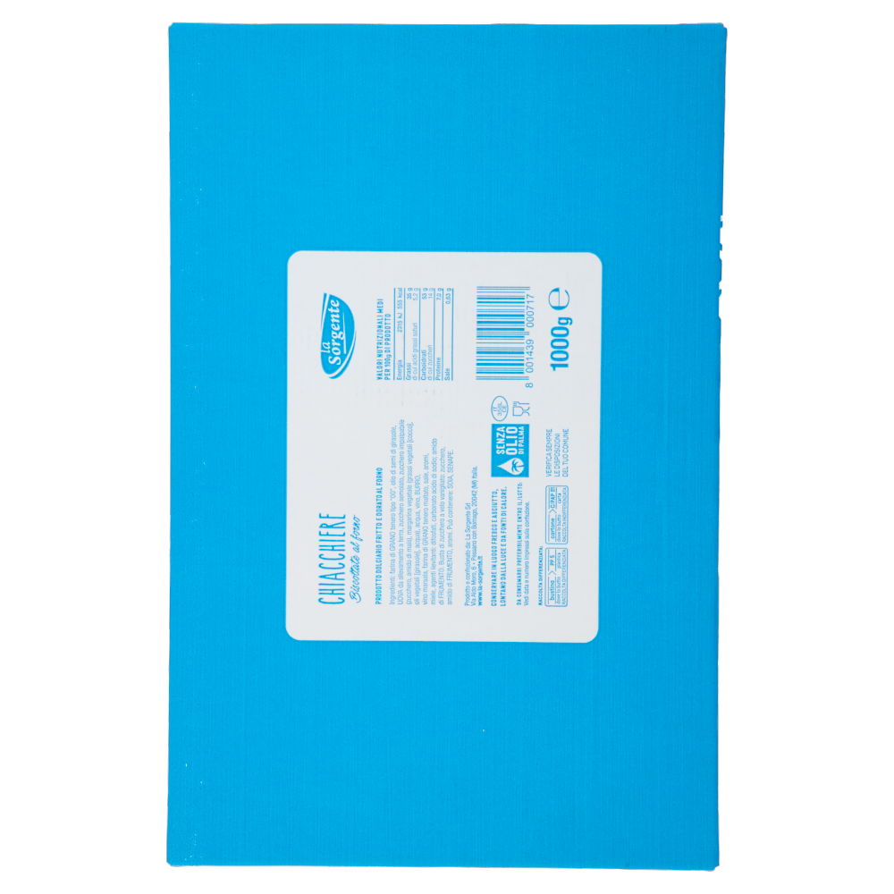 la Sorgente Chiacchiere Biscottate al forno 1000 g