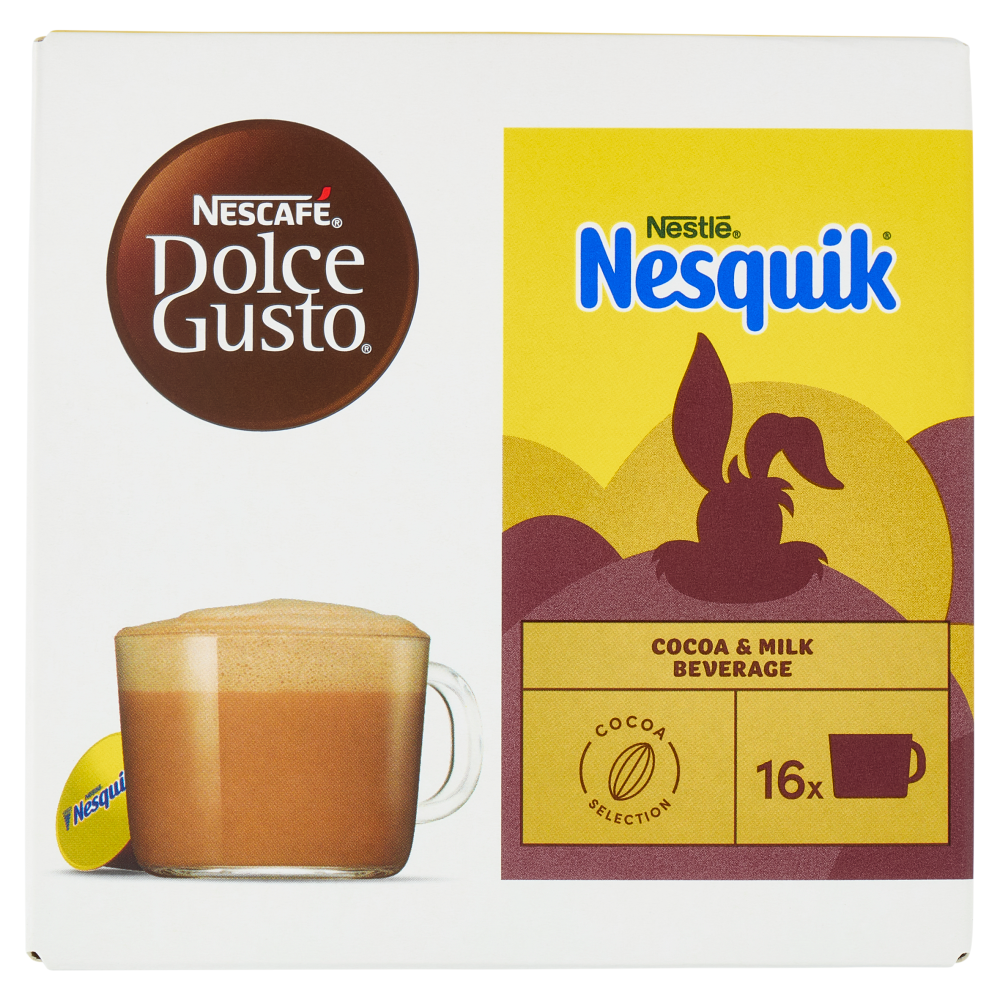NESCAFÉ DOLCE GUSTO Nesquik Bevanda gusto Cioccolato 16 Capsule 256g
