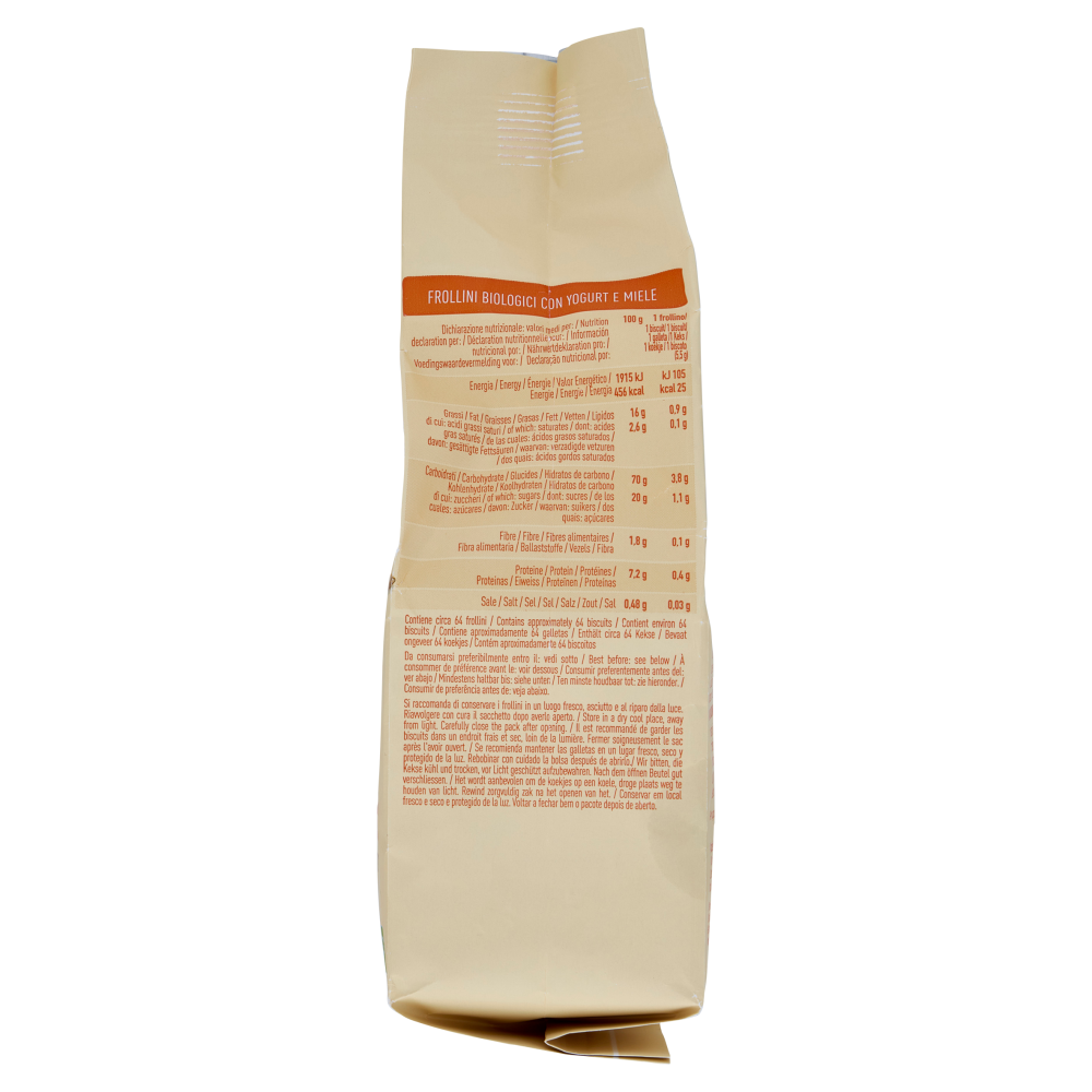 alce nero Frollini con Yogurt e Miele 350 g