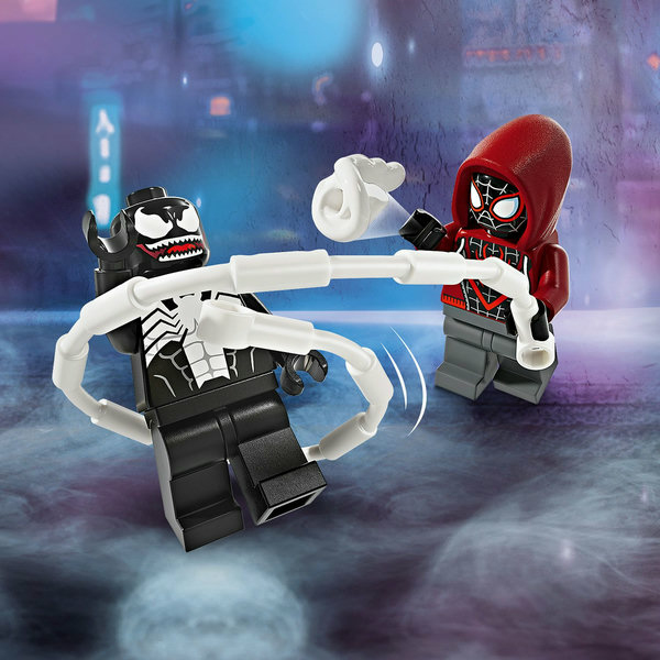 LEGO Mech di Venom vs. Miles Morales