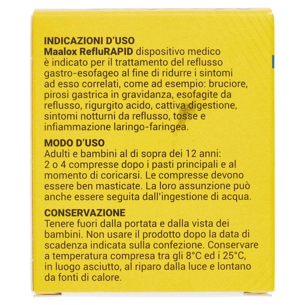 Maalox RefluRapid compresse masticabili 40 x 1 g