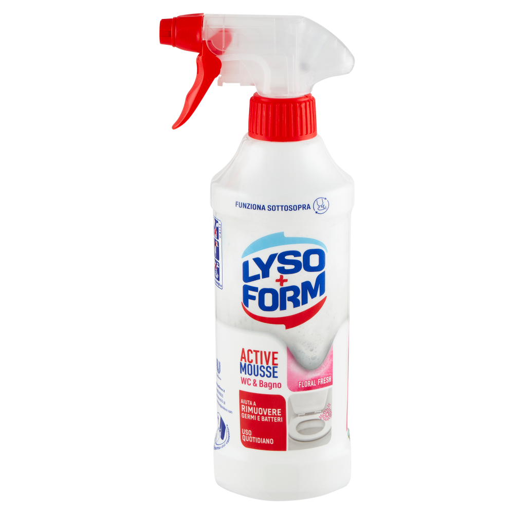 Lysoform Active Mousse Wc & Bagno Floral Fresh 435 ml