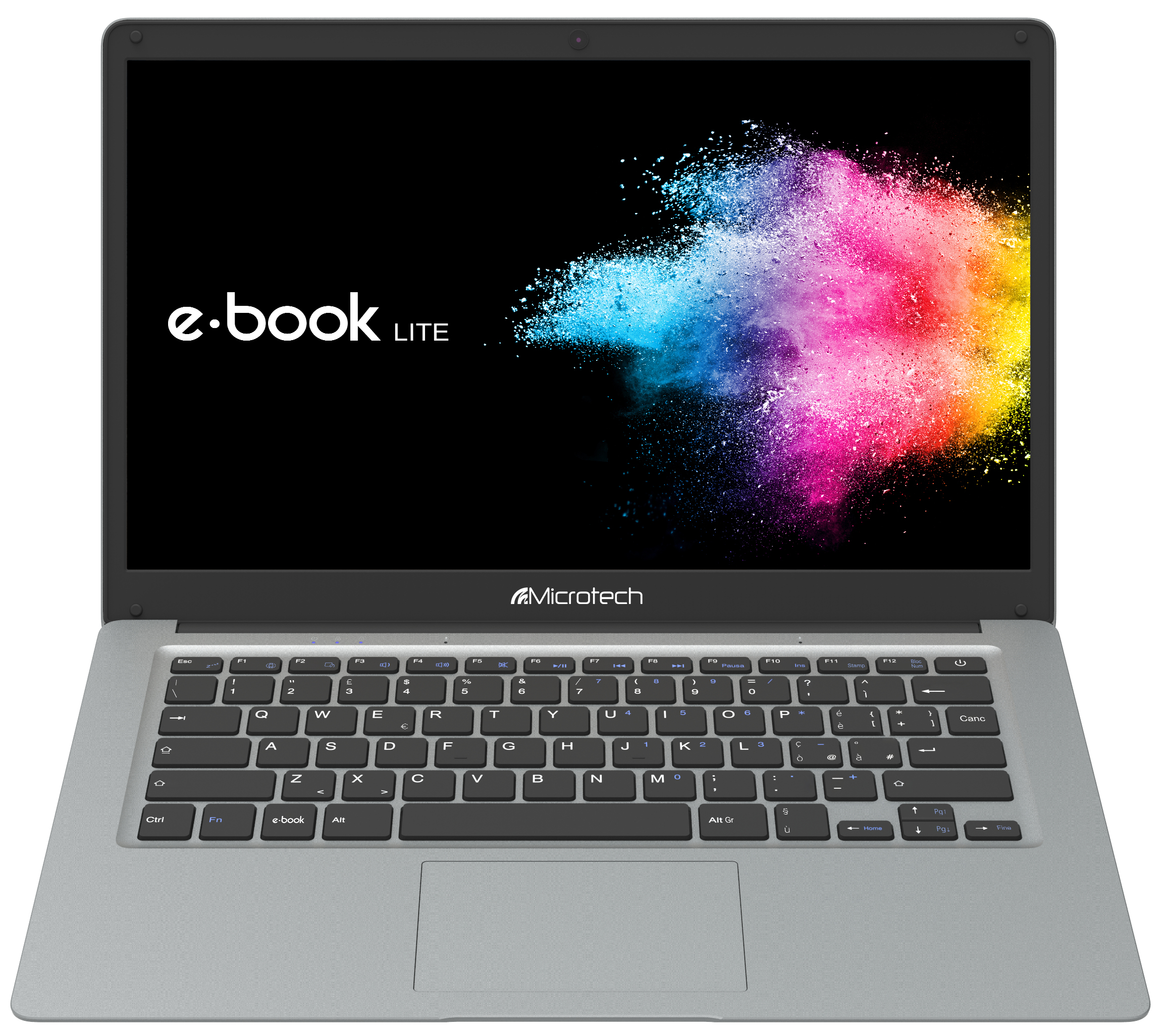 Microtech e-book Lite Intel® Celeron® N N4020 Computer portatile 35,8 cm (14.1") Full HD 4 GB LPDDR4-SDRAM 64 GB eMMC Wi-Fi 5 (802.11ac) Windows 10 Pro Argento
