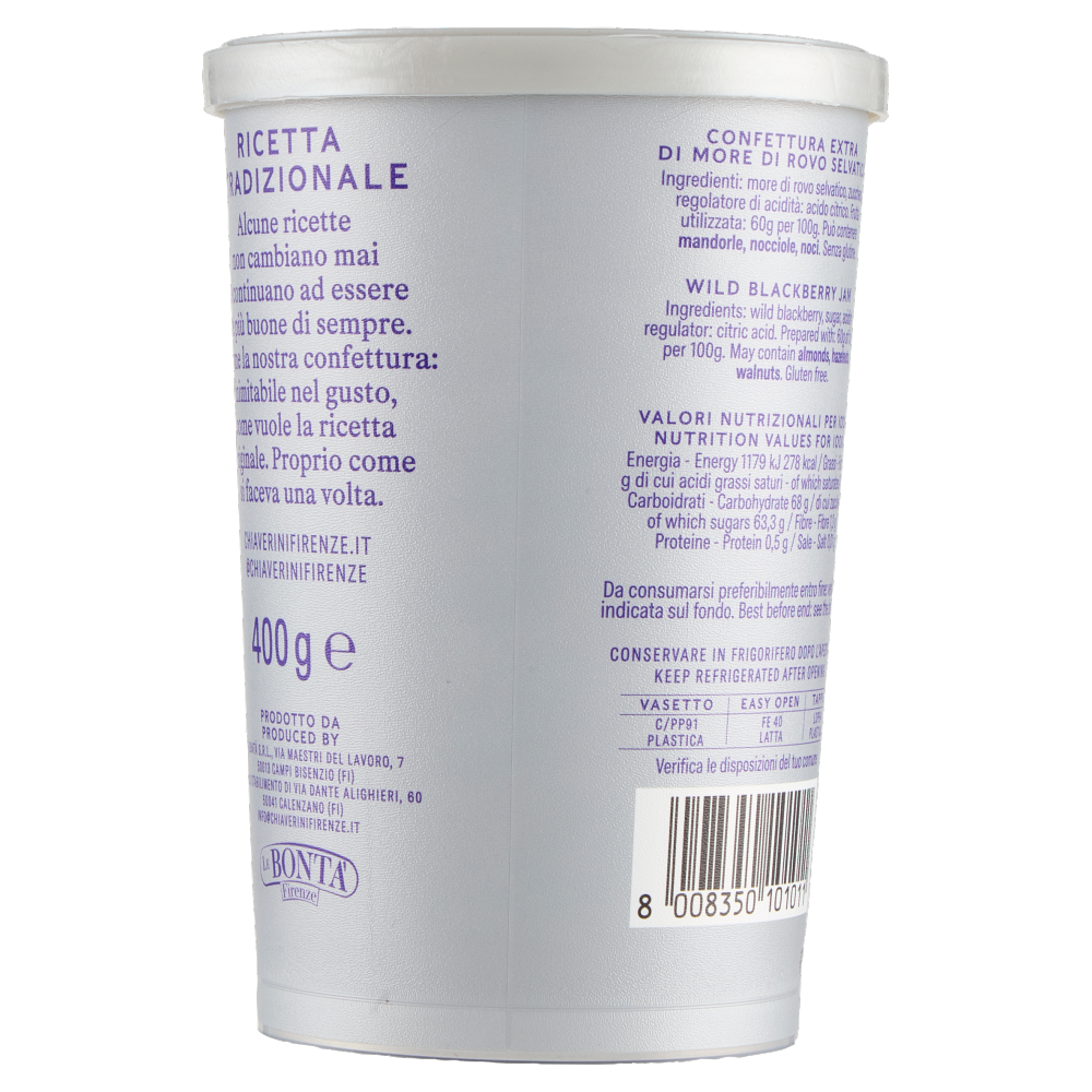 F.lli Chiaverini & C. Confettura Extra More di Rovo Selvatico 400 g