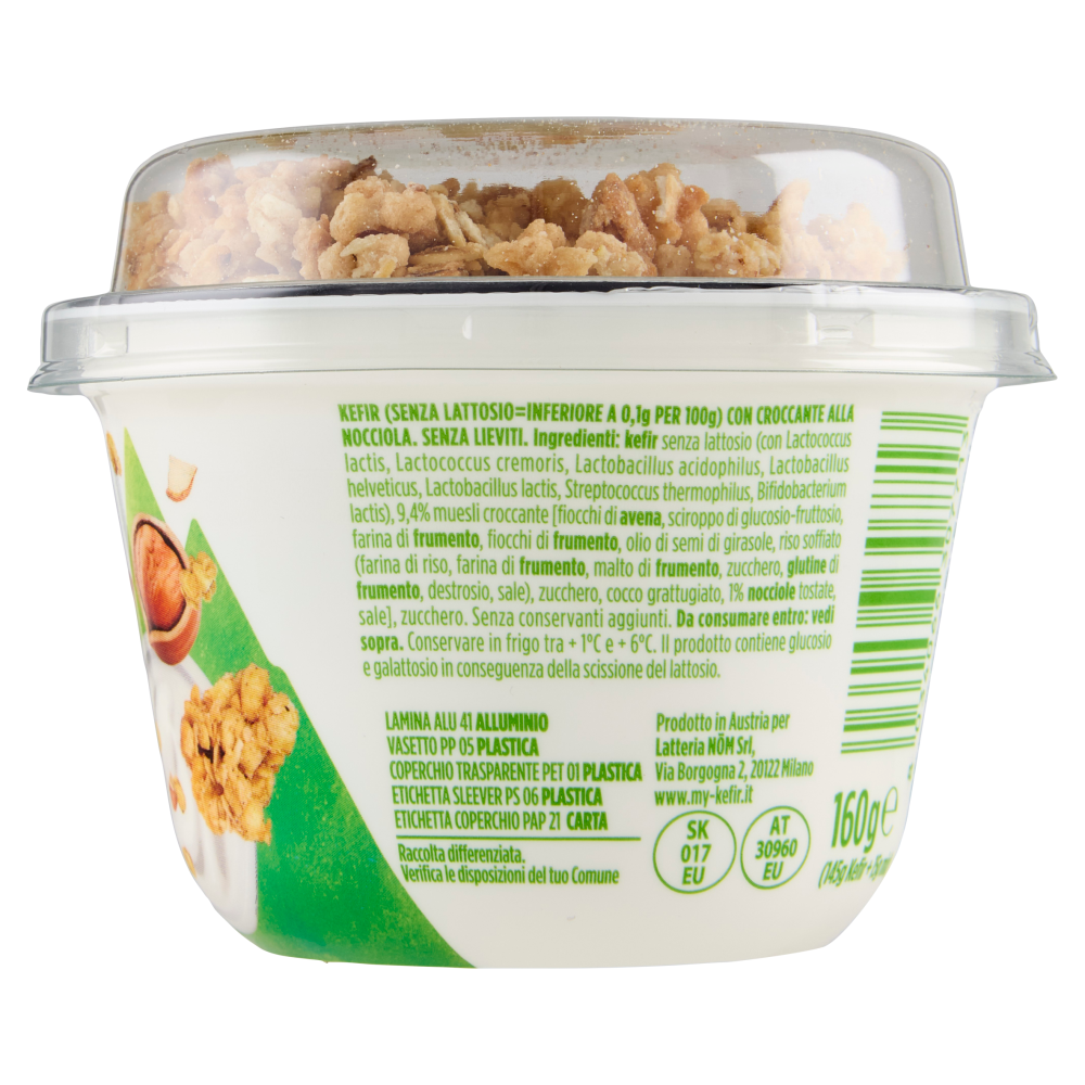 Milk Kefir Muesli croccante alla nocciola 160 g Carrefour