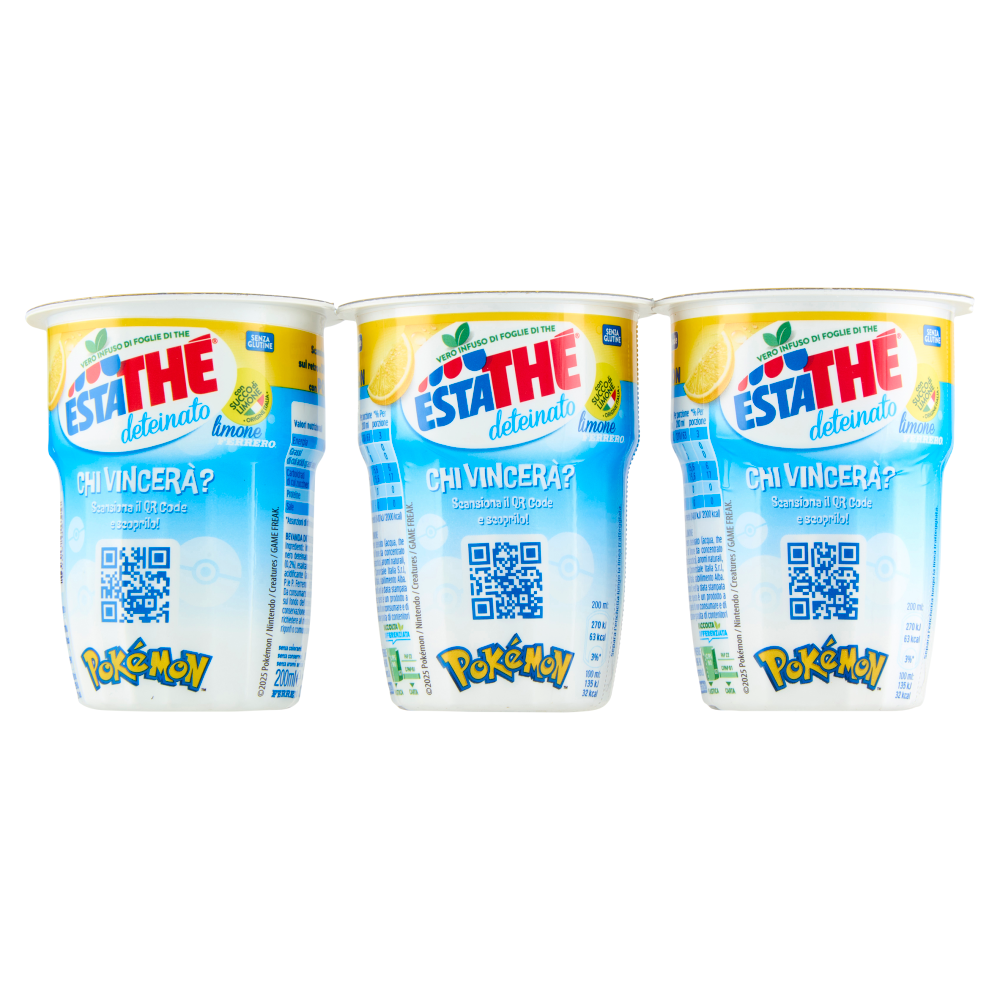 Estathé deteinato limone 3 x 200 ml