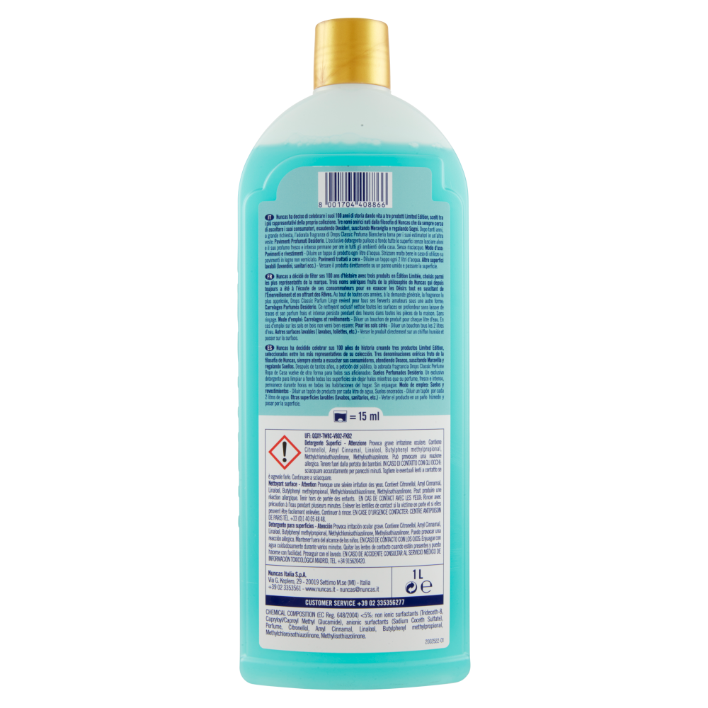 nuncas Pavimenti Profumati Desiderio 1 L