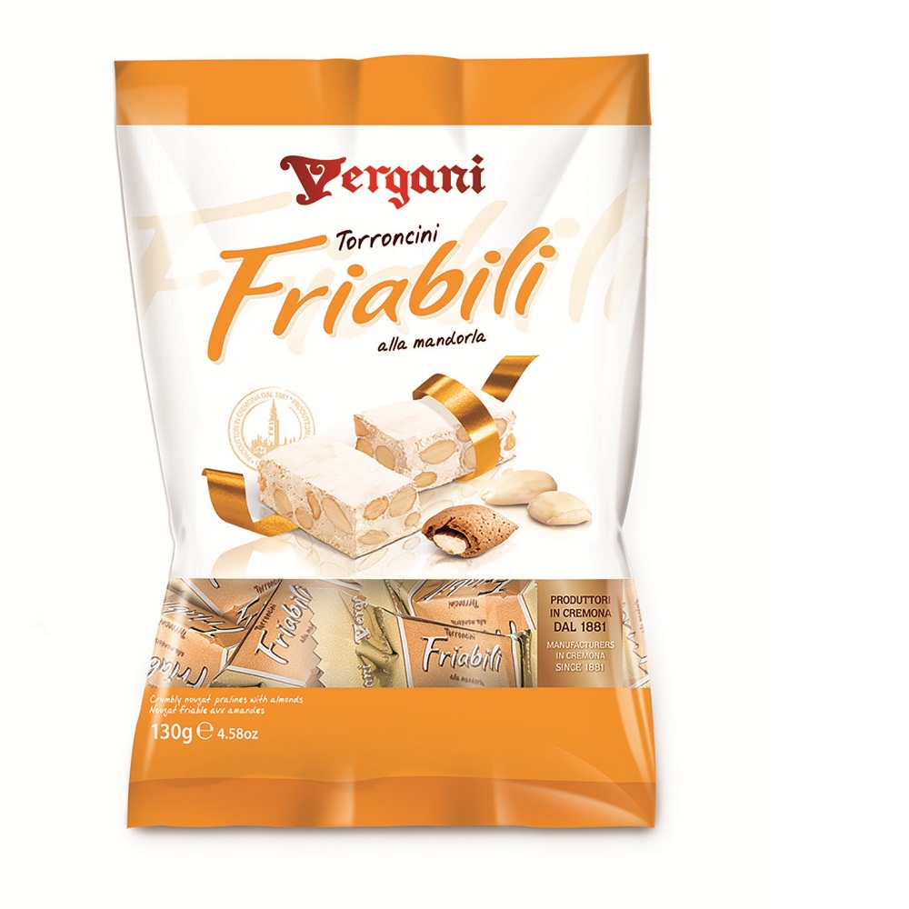 Vergani Torroncini Friabili alla mandorla 130 g