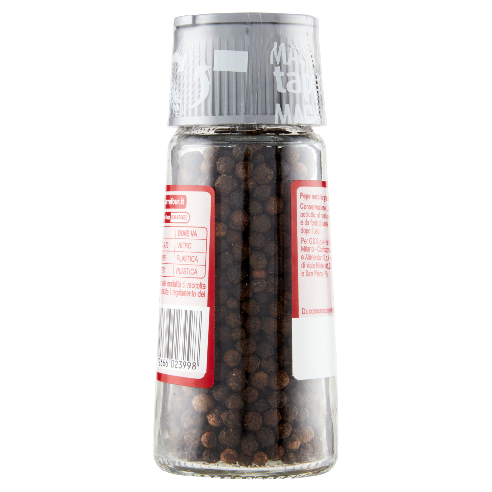 Carrefour Classic Pepe Nero Grani con Macinino 45 g