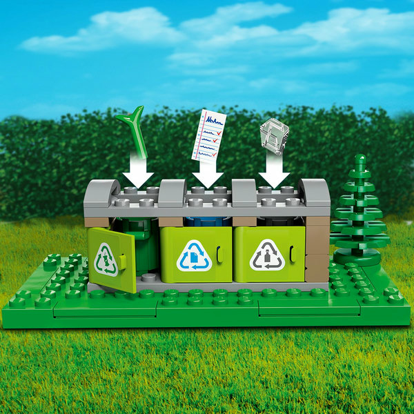LEGO City Camion per il riciclaggio dei rifiuti