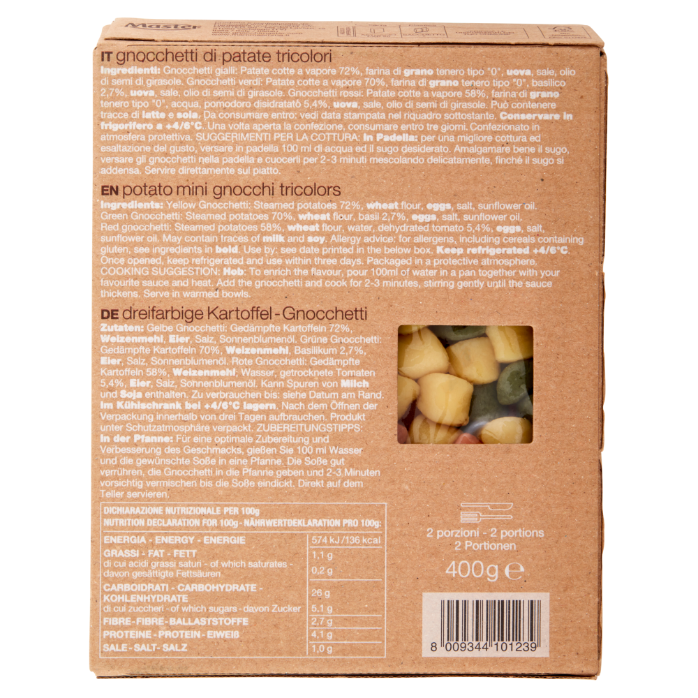 mamma emma chicche tricolori 400 g