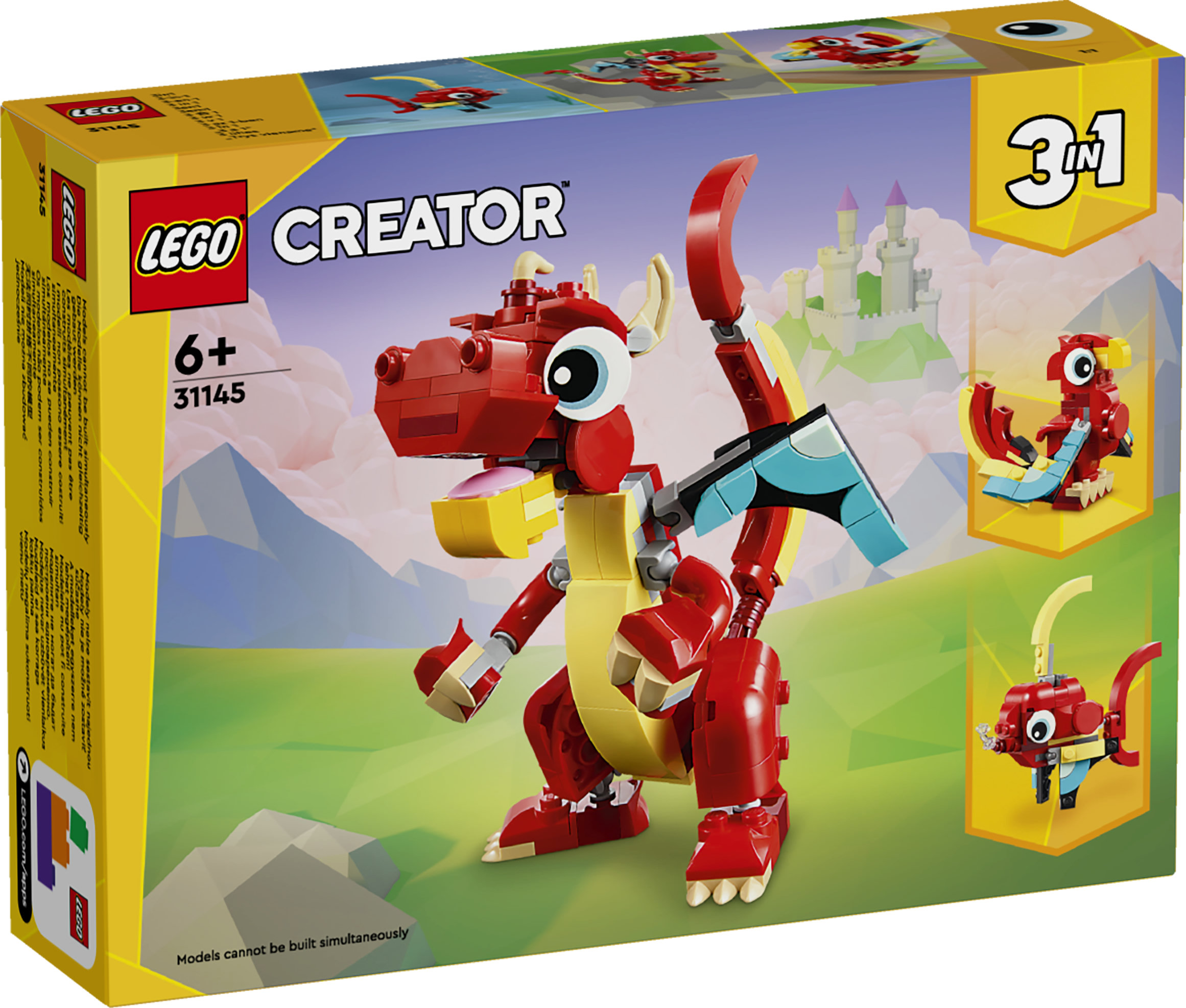 LEGO Creator Drago rosso