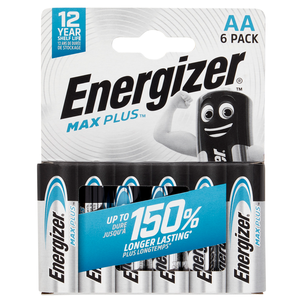 Energizer Max Plus AA Alkaline 6 pz